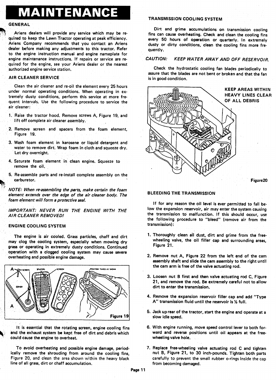 Ariens 929001 User Manual | Page 11 / 43