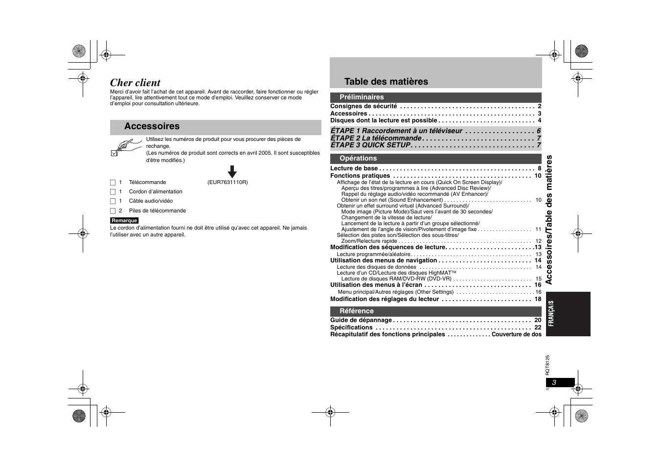 Panasonic DVDS295 User Manual | Page 47 / 68