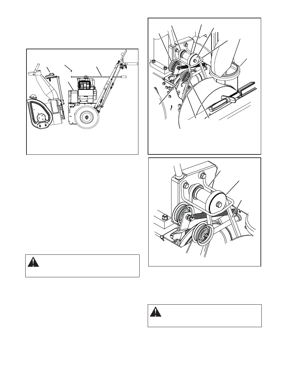 Traction drive belt replacement | Ariens Sno-Thro 920001- ST624E User Manual | Page 18 / 26