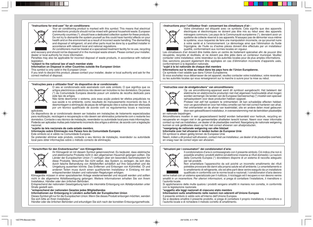 Panasonic SA24CTP User Manual | Page 103 / 104