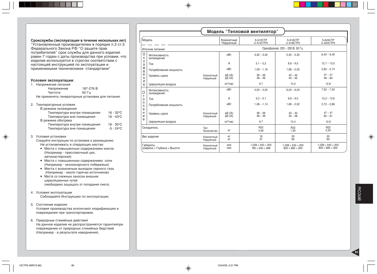 Еу‰во¸ “нвфоу‚уи ‚âìúëîﬂúó | Panasonic SA24CTP User Manual | Page 83 / 104