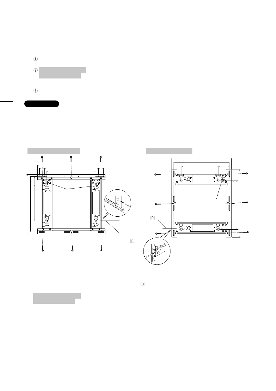 Montageprocedure, De muurbevestigingssteun bevestigen aan de muur, Nederlands | Panasonic TYWK42PV20 User Manual | Page 26 / 84