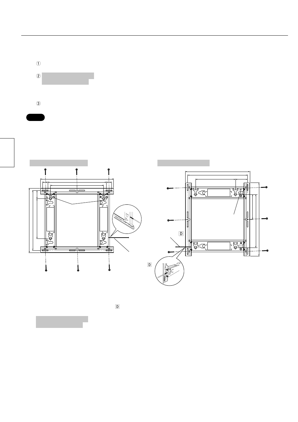 Procedura di montaggio, Italiano | Panasonic TYWK42PV20 User Manual | Page 32 / 84