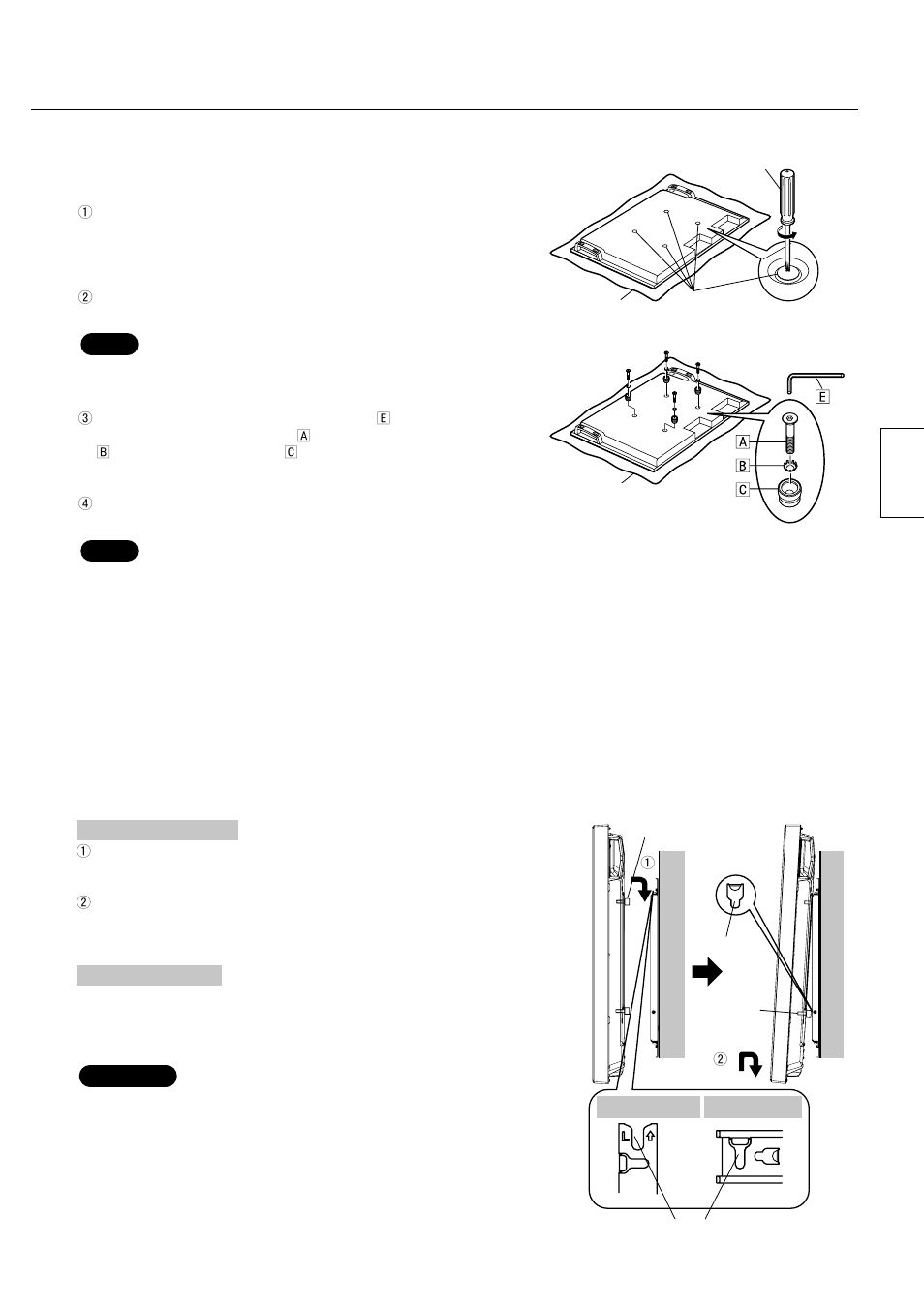 Preparazione dello schermo al plasma, Italiano | Panasonic TYWK42PV20 User Manual | Page 33 / 84