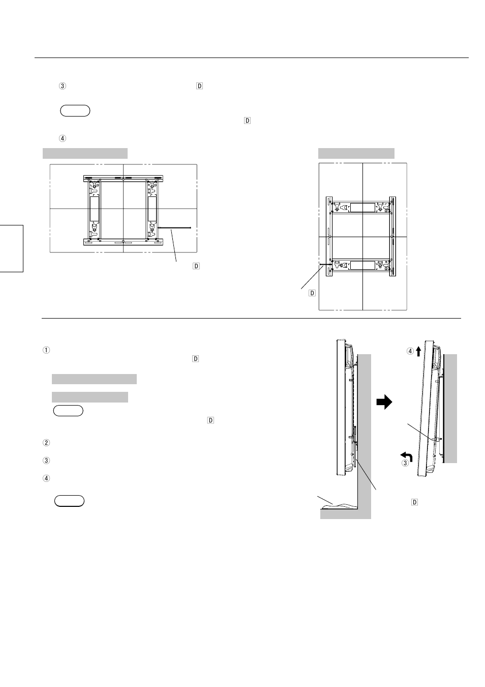 Procedura di montaggio, Rimozione dello schermo al plasma, Italiano | Panasonic TYWK42PV20 User Manual | Page 34 / 84