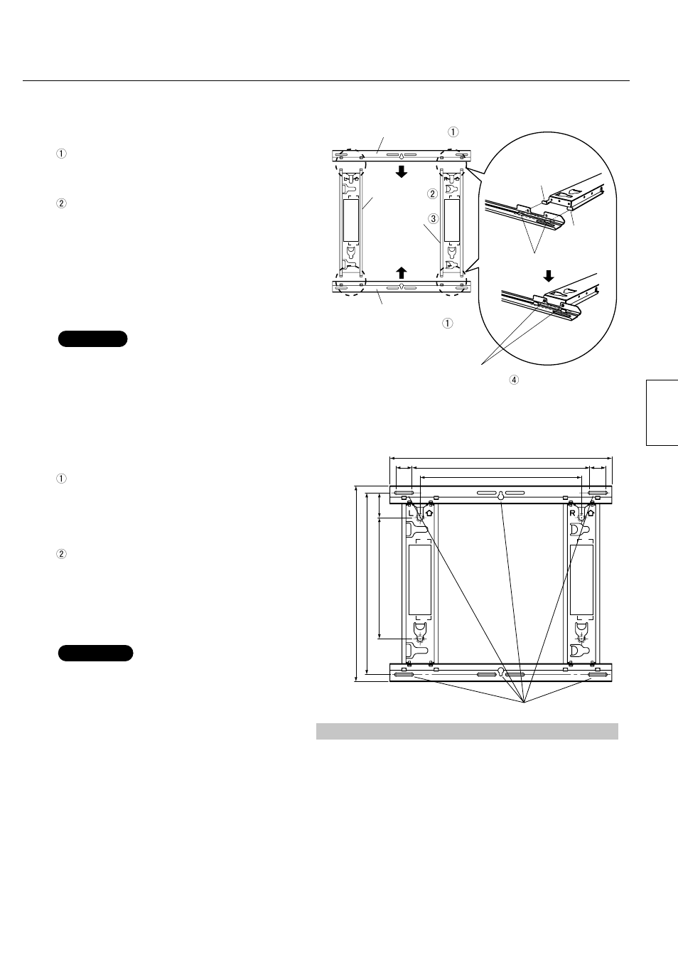 Mode de pose, Montage de l’applique de fixation au mur, Français | Panasonic TYWK42PV20 User Manual | Page 37 / 84