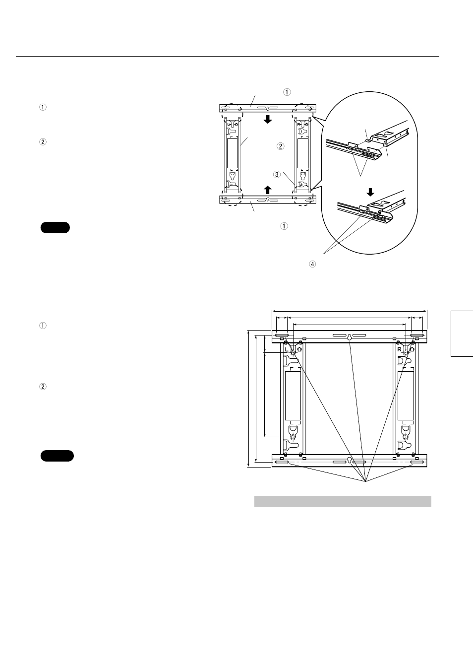 Procedimiento de instalación, Ensamblaje del soporte para colgar en pared, Español | Panasonic TYWK42PV20 User Manual | Page 43 / 84