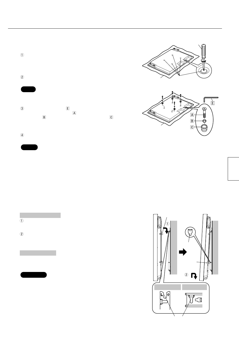 Preparación de la pantalla de plasma, Español | Panasonic TYWK42PV20 User Manual | Page 45 / 84