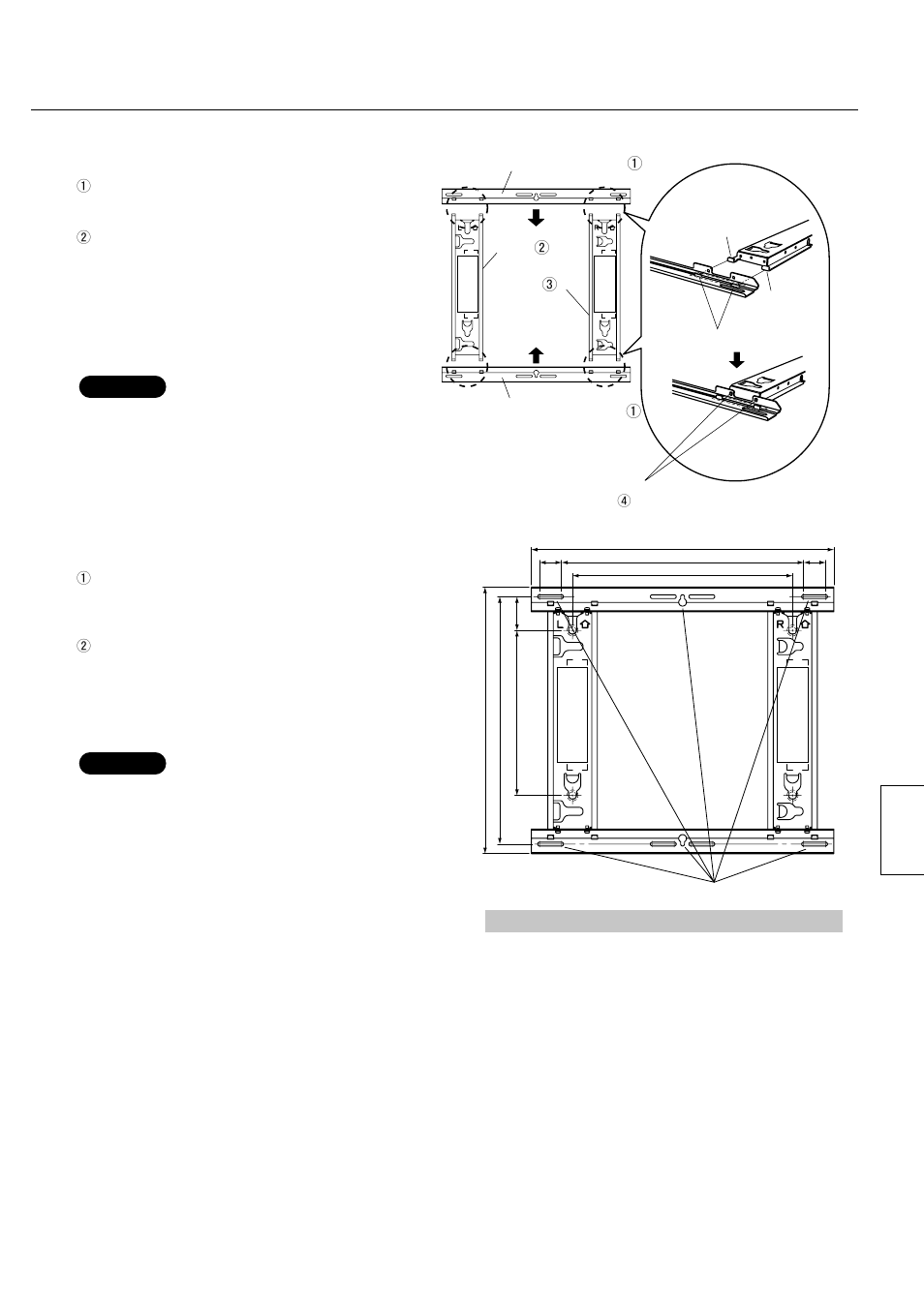 Opsætningsprocedure, Samling af vægophænget, Bekræftelse af installationsstedets styrke | Dansk | Panasonic TYWK42PV20 User Manual | Page 55 / 84