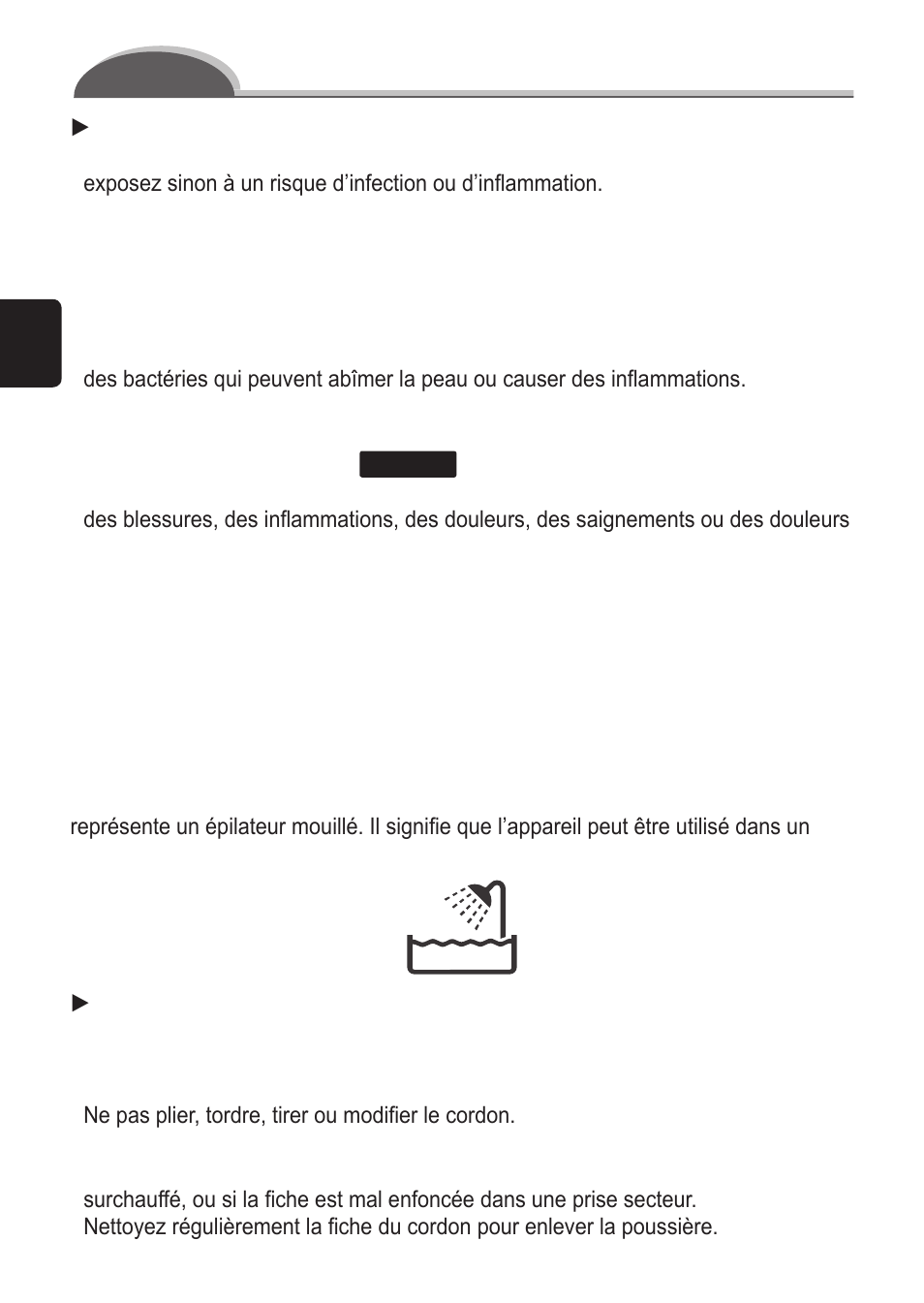 Important | Panasonic ES2055 User Manual | Page 18 / 168