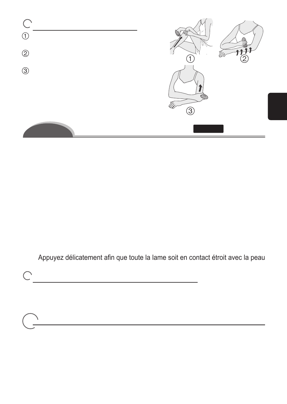 Rasage mouillé/mousse | Panasonic ES2055 User Manual | Page 21 / 168