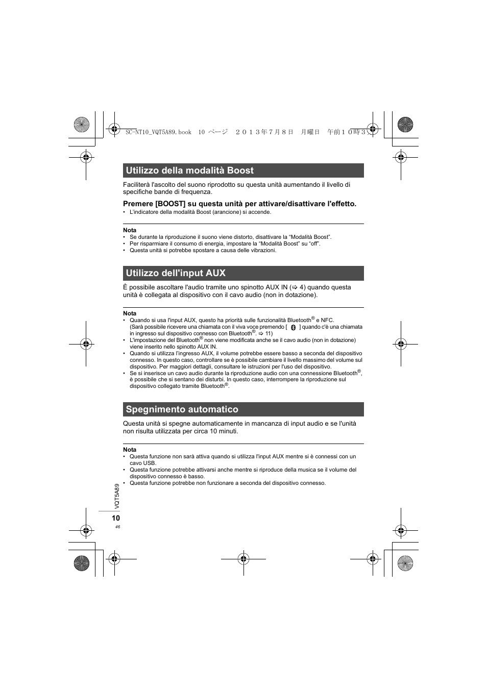 Panasonic SCNT10E User Manual | Page 46 / 84