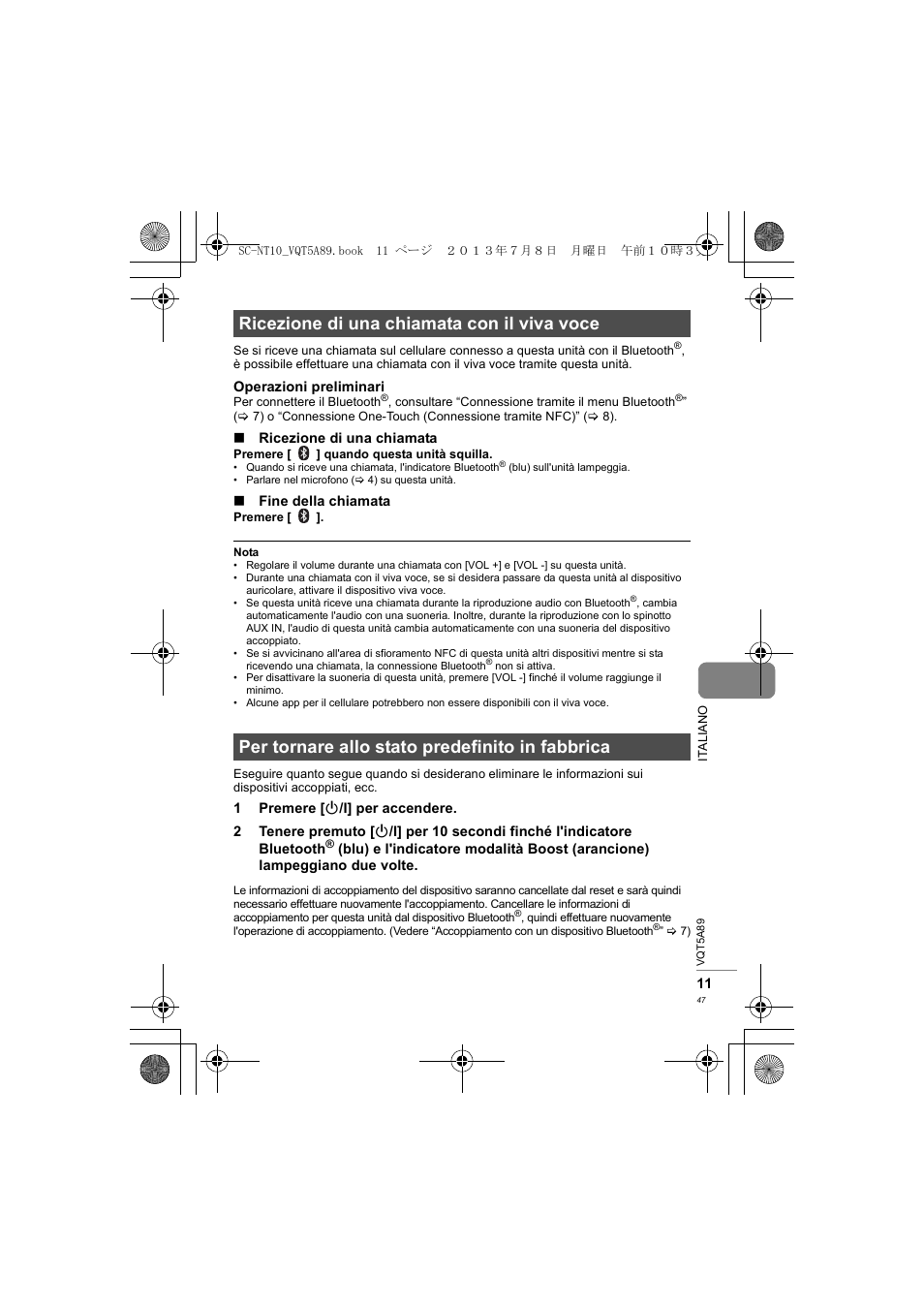 Panasonic SCNT10E User Manual | Page 47 / 84
