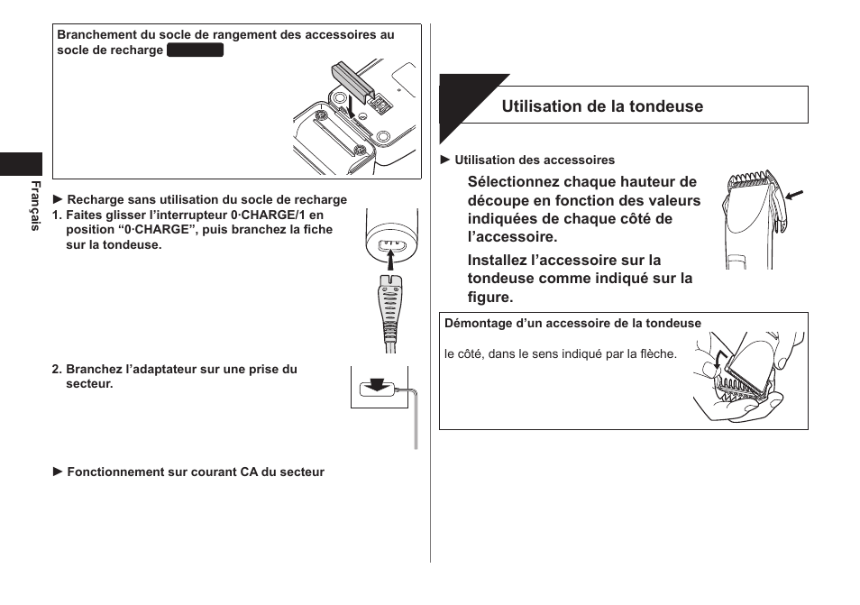 Coupe | Panasonic ER1421 User Manual | Page 14 / 100