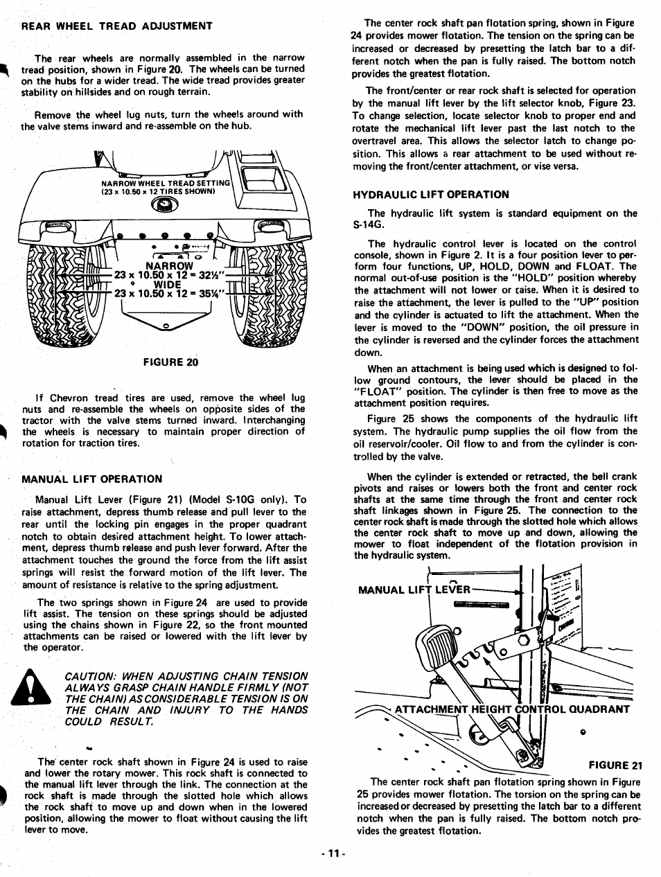 Ariens GARDEN TRACTORS 931013 S-14G User Manual | Page 11 / 36