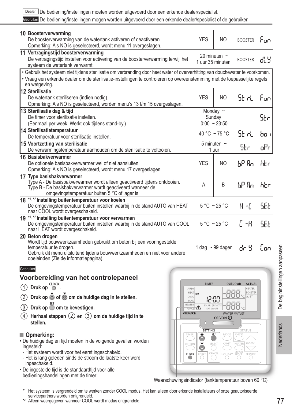 Panasonic WHUX09FE5 User Manual | Page 77 / 100