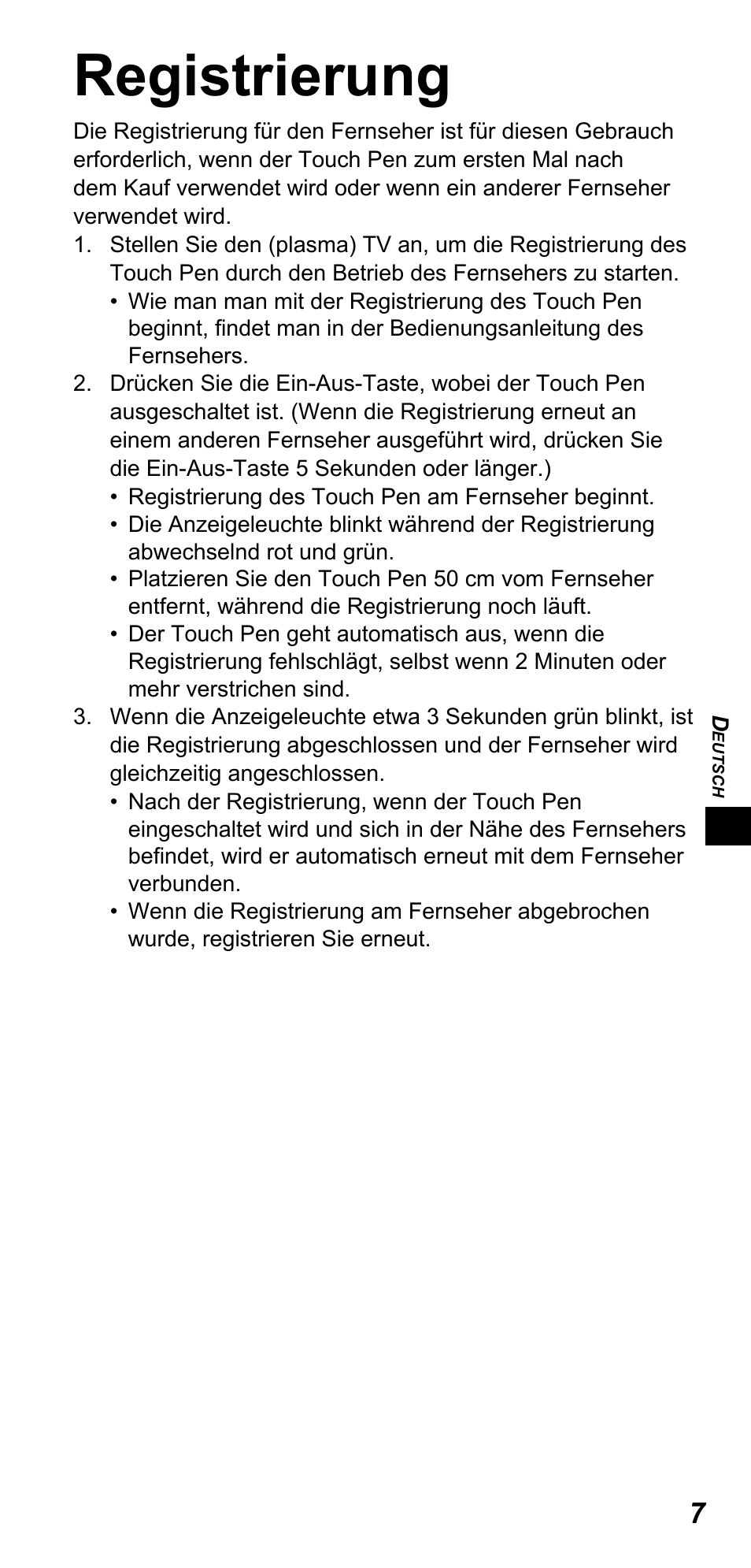 Registrierung | Panasonic TYTP10E User Manual | Page 61 / 216