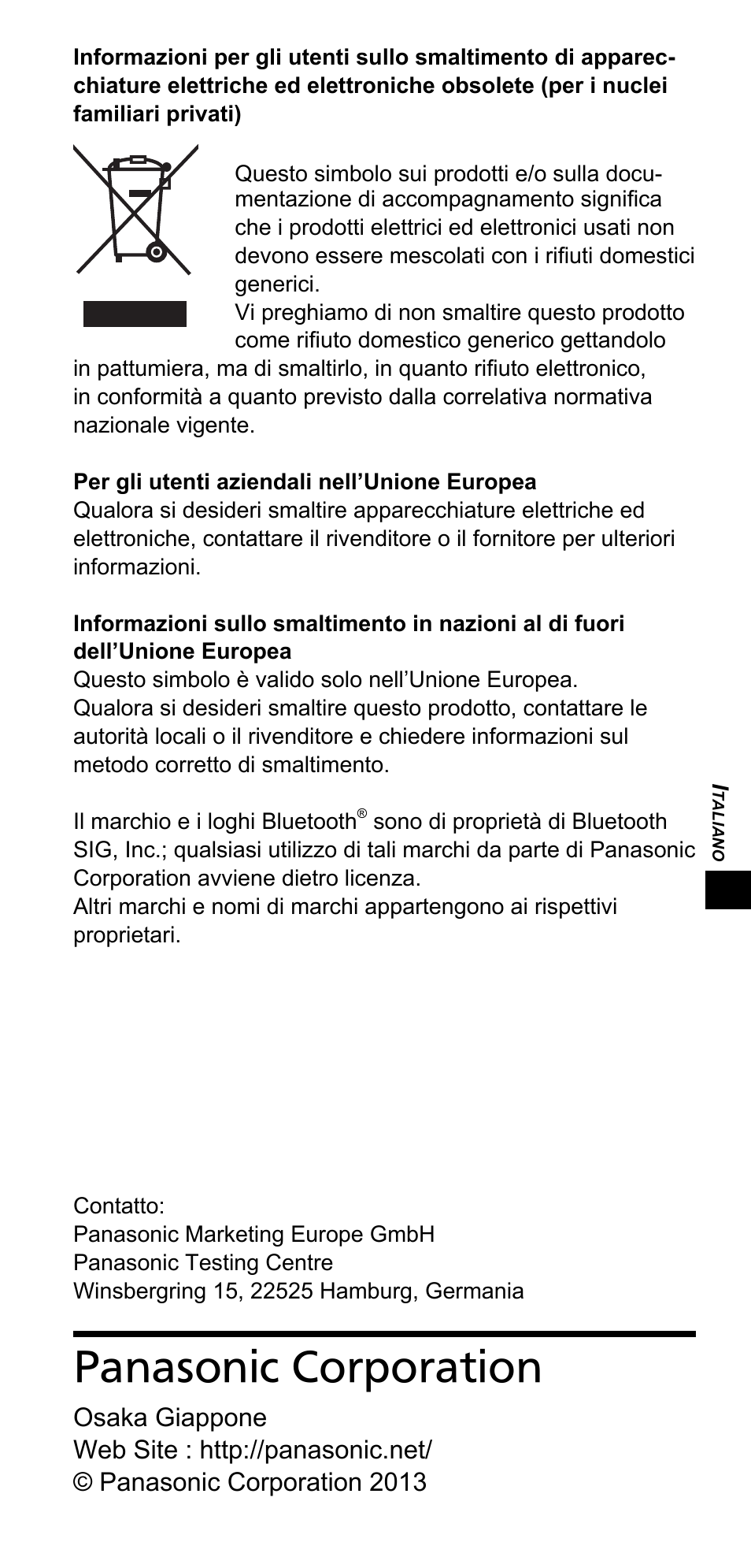 Panasonic corporation | Panasonic TYTP10E User Manual | Page 81 / 216