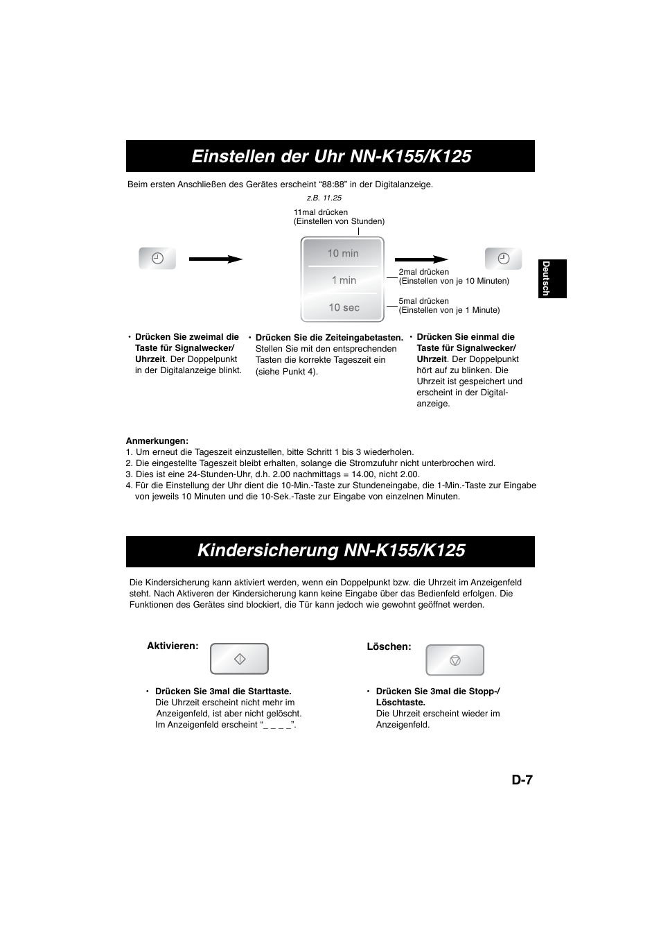 Panasonic NNK105WBWPG User Manual | Page 24 / 62