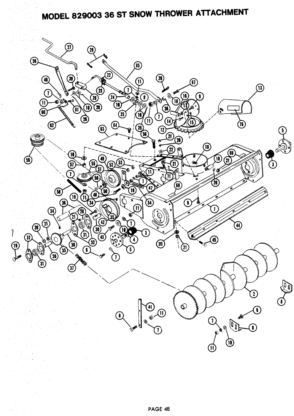 Ariens 929000 User Manual | Page 48 / 84