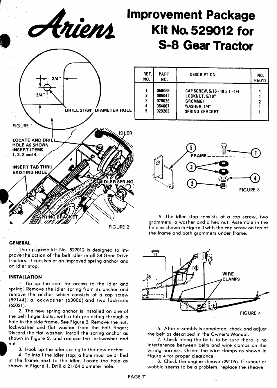 General, Installation | Ariens 929000 User Manual | Page 71 / 84