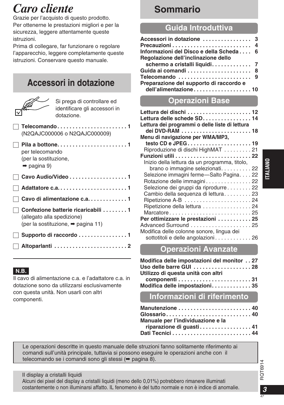 Panasonic DVDLX9 User Manual | Page 47 / 108