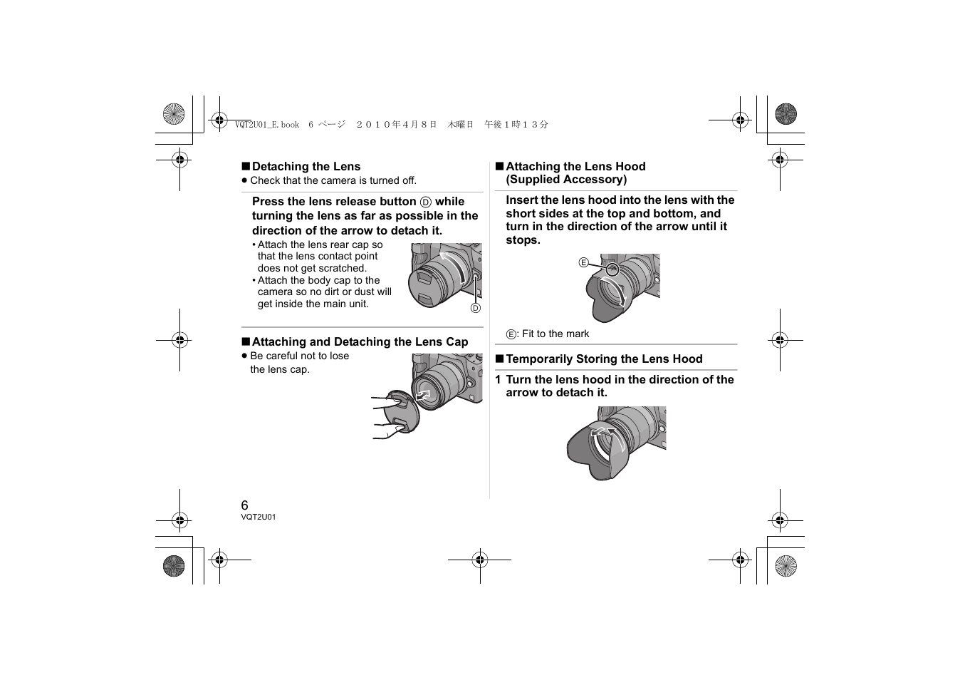 Panasonic HFS014042E User Manual | Page 6 / 72