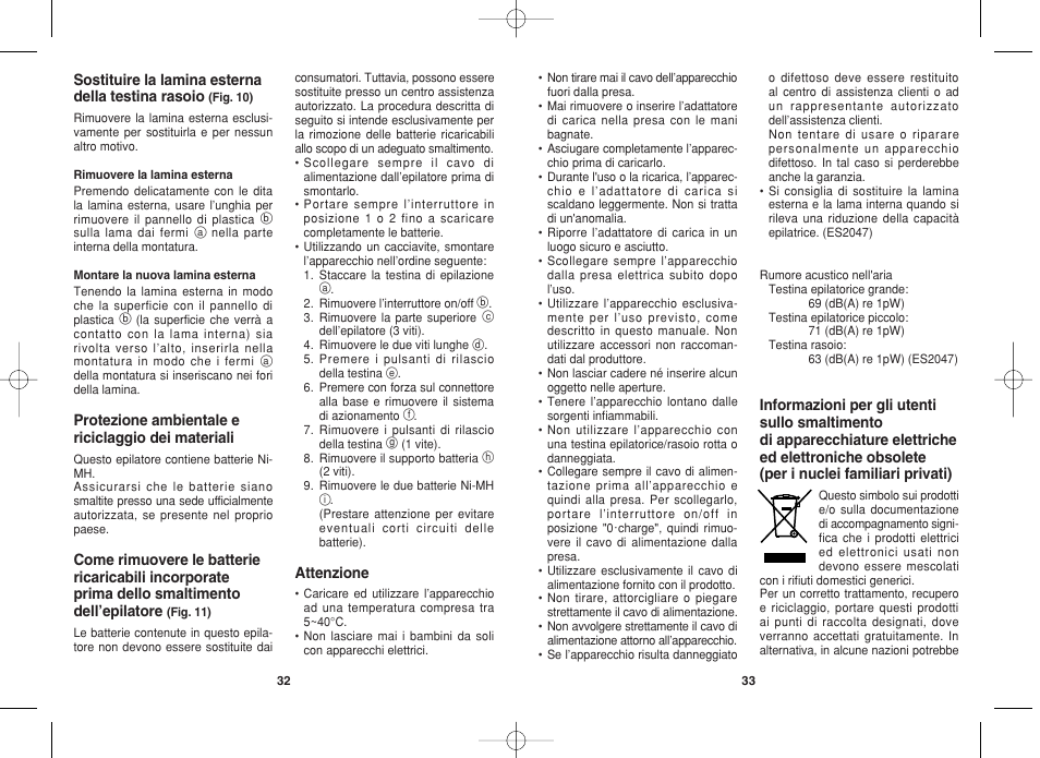 Panasonic ES2044 User Manual | Page 17 / 26