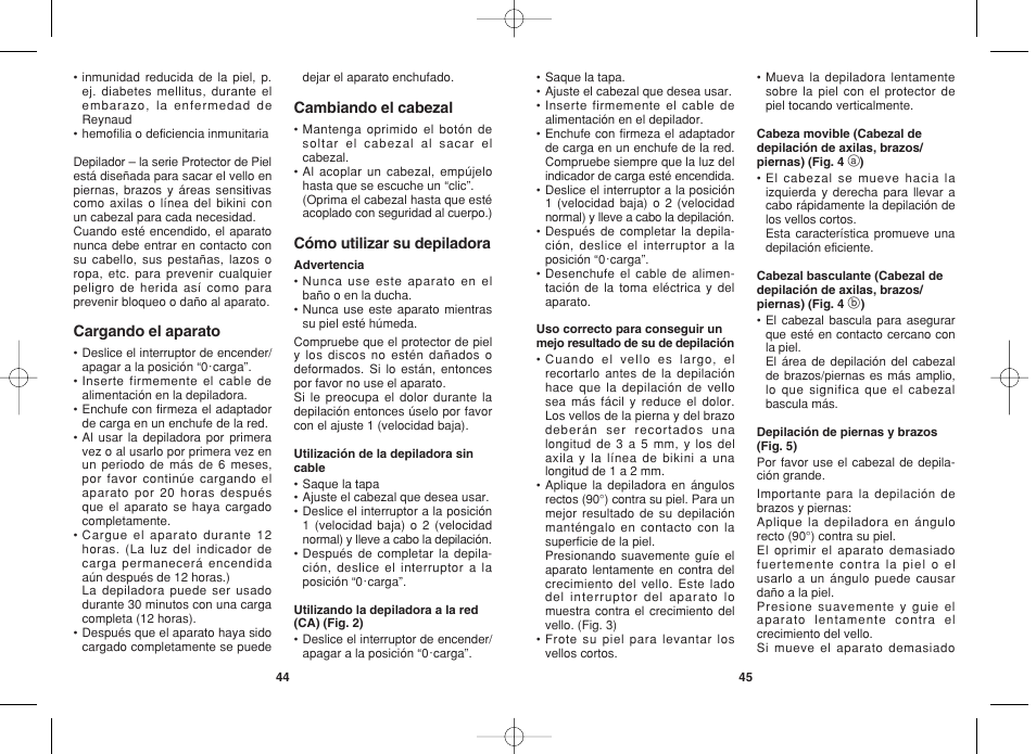 Panasonic ES2044 User Manual | Page 23 / 26