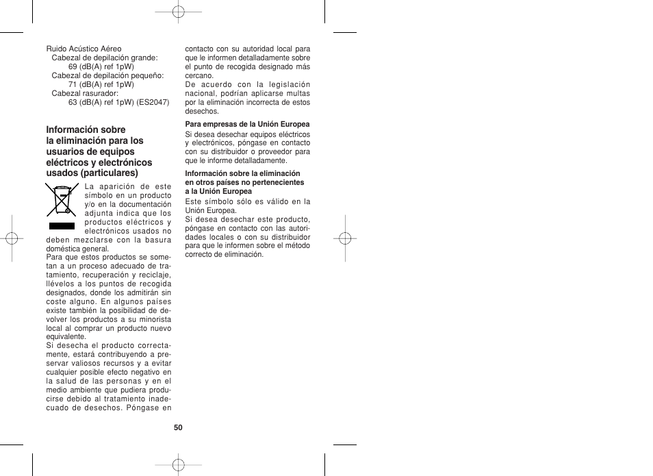 Panasonic ES2044 User Manual | Page 26 / 26