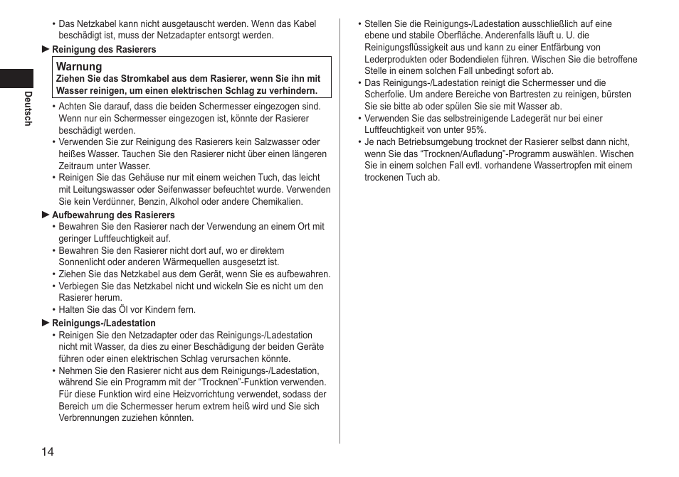 Panasonic ESLT71 User Manual | Page 14 / 196