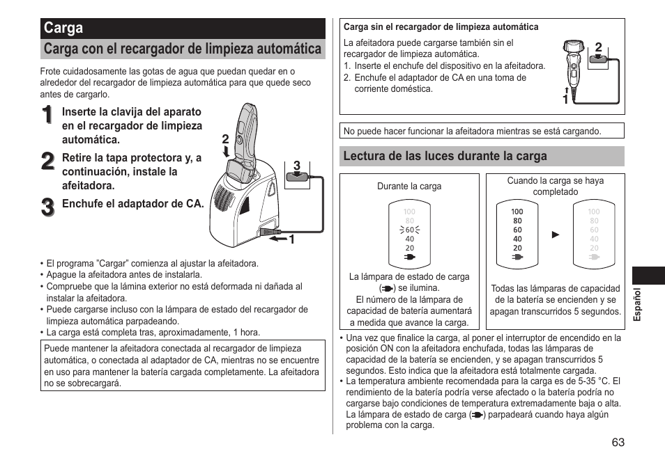 Panasonic ESLT71 User Manual | Page 63 / 196