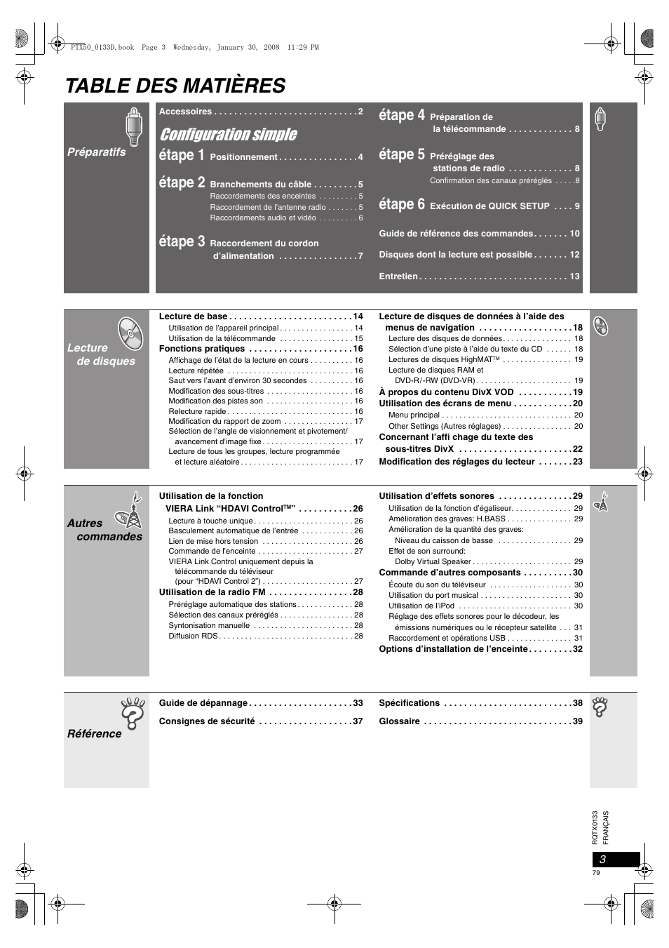Panasonic SCPTX50 User Manual | Page 79 / 116