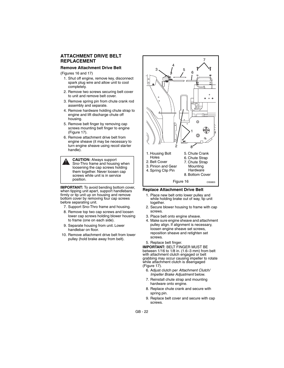 Ariens 932037 - 724 User Manual | Page 22 / 31