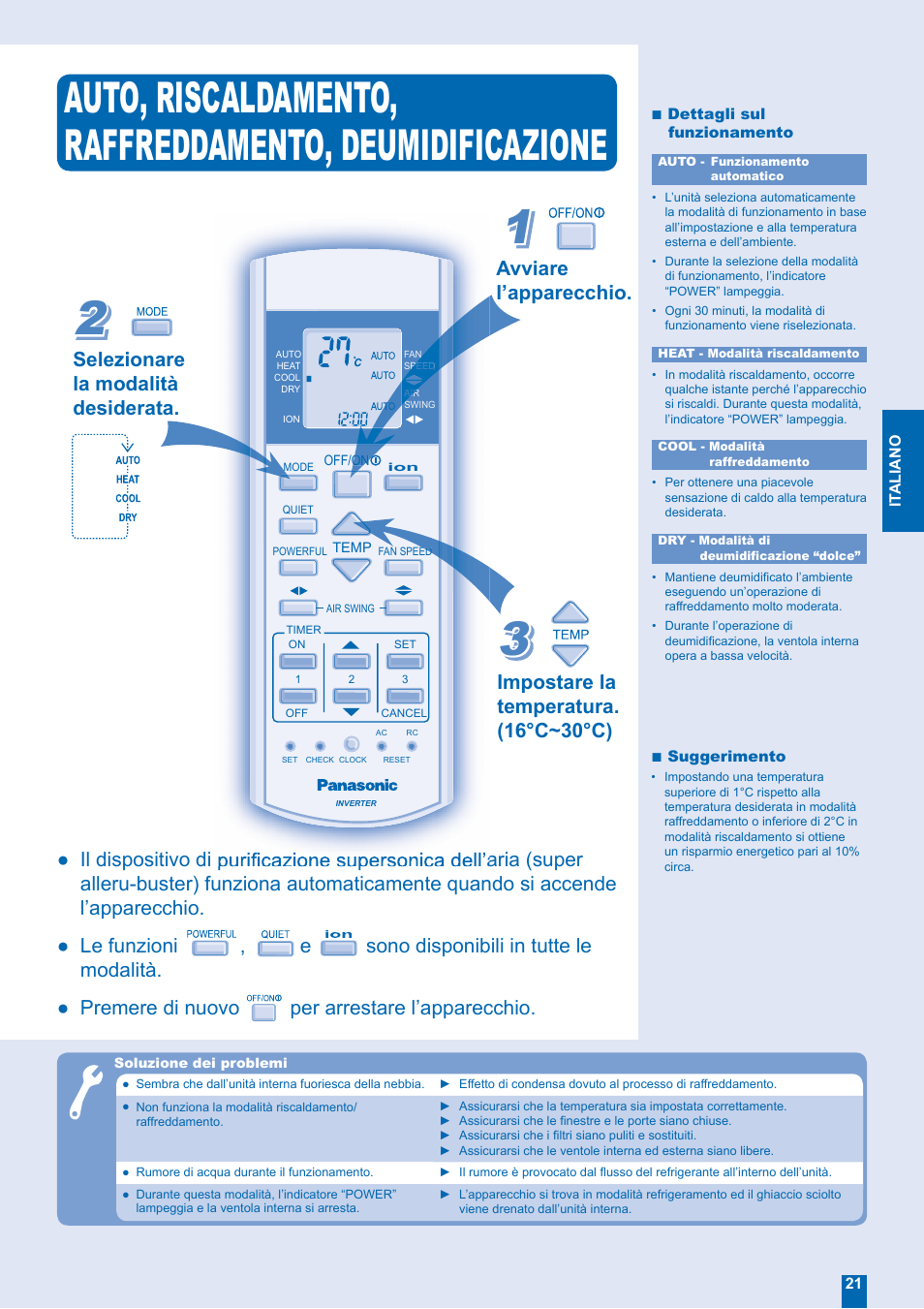 Panasonic CSE28EKE User Manual | Page 5 / 12