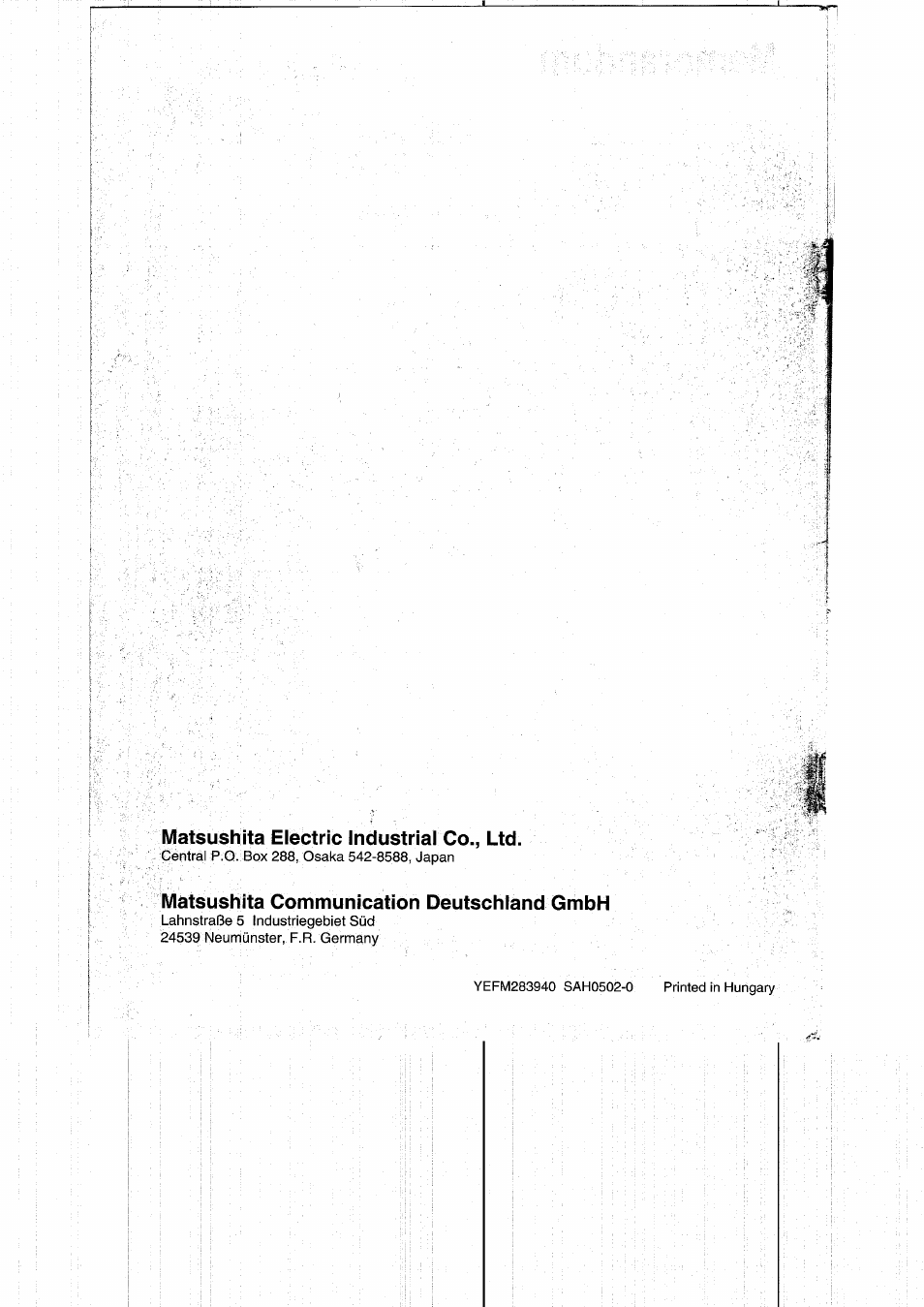 Panasonic CQRDP162N User Manual | Page 84 / 84