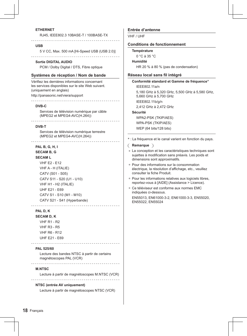 Panasonic TX32AS520E User Manual | Page 100 / 224