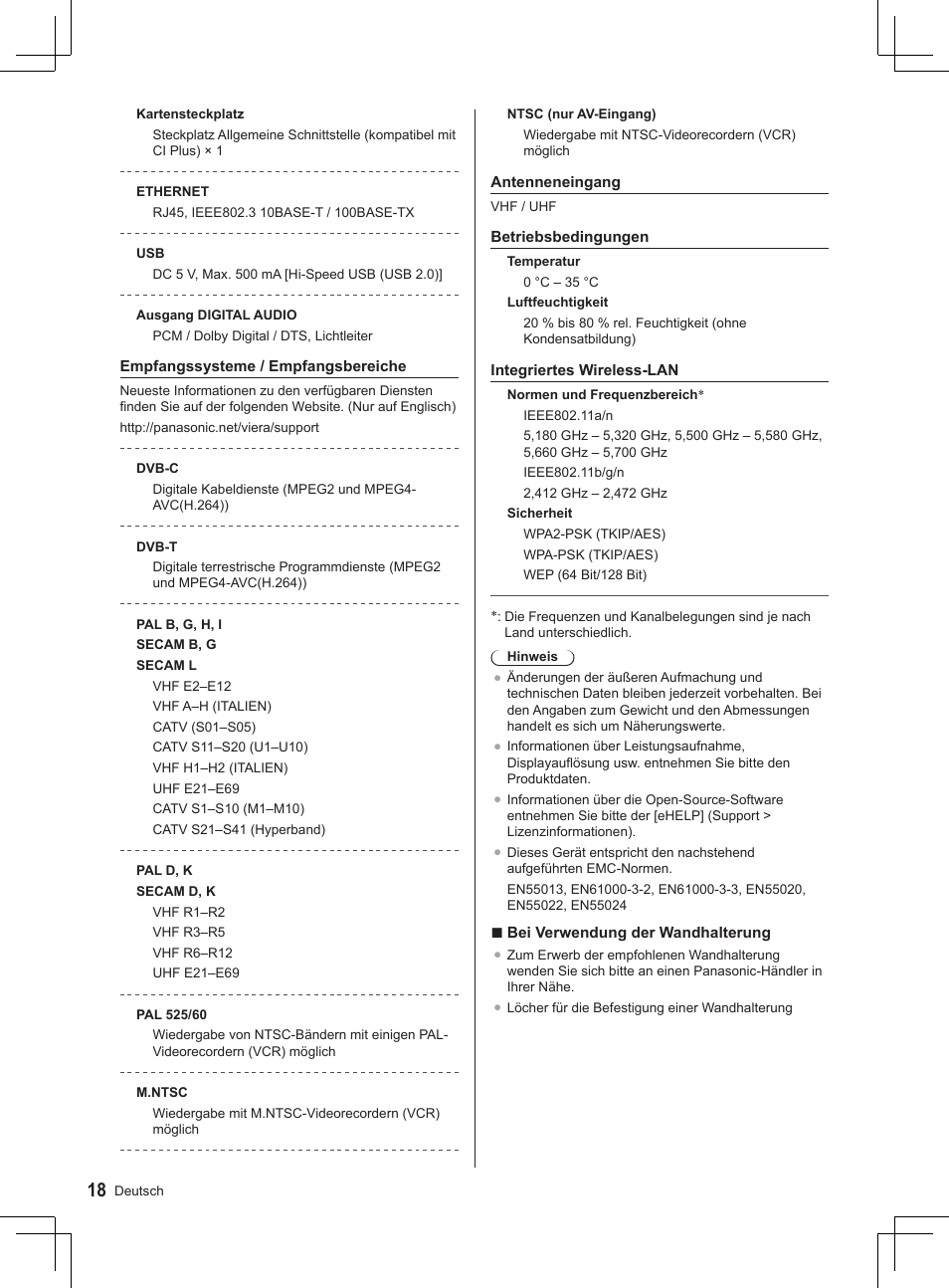 Panasonic TX32AS520E User Manual | Page 120 / 224