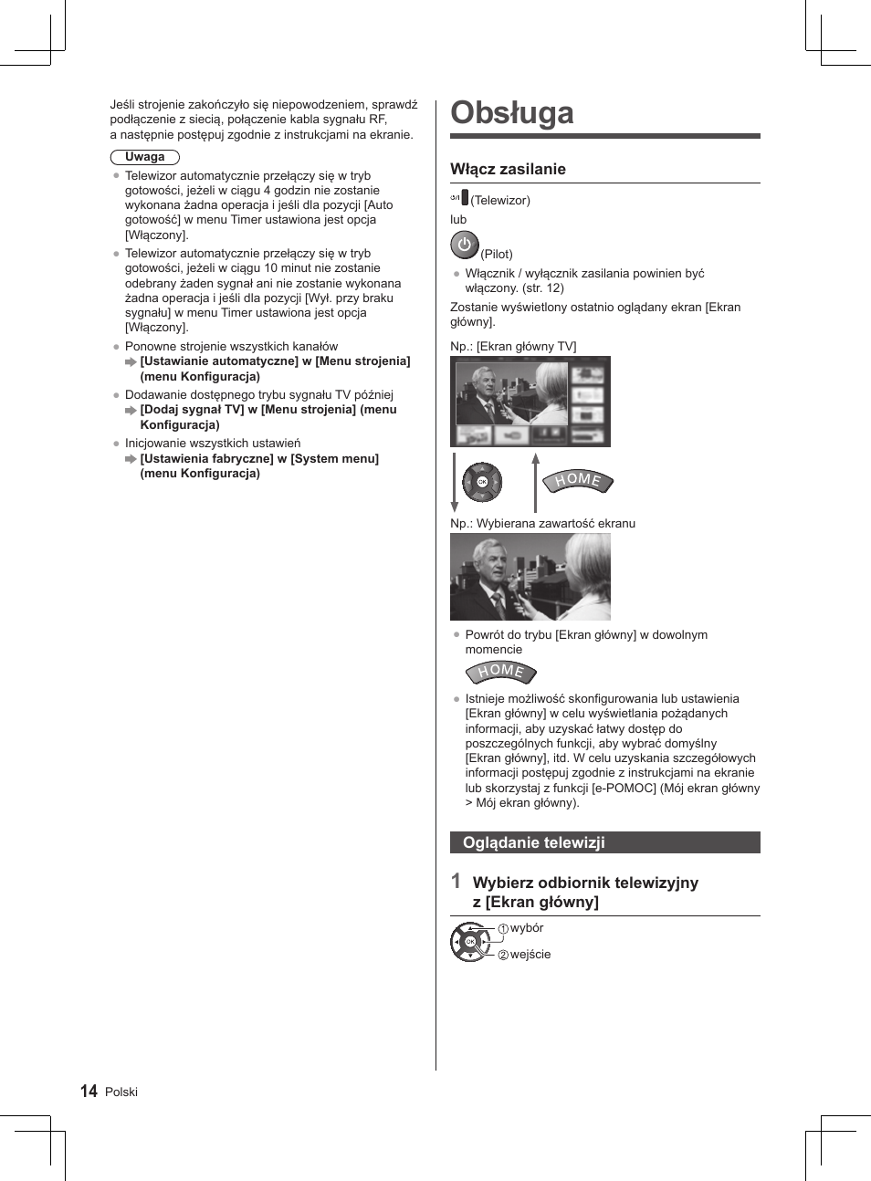 Obsługa | Panasonic TX32AS520E User Manual | Page 176 / 224
