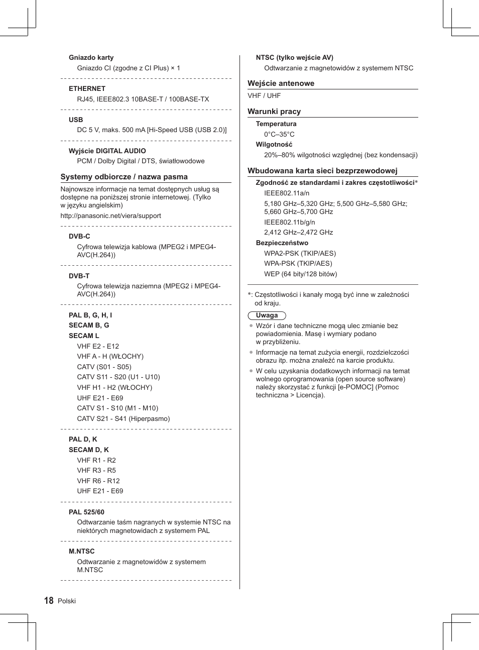 Panasonic TX32AS520E User Manual | Page 180 / 224