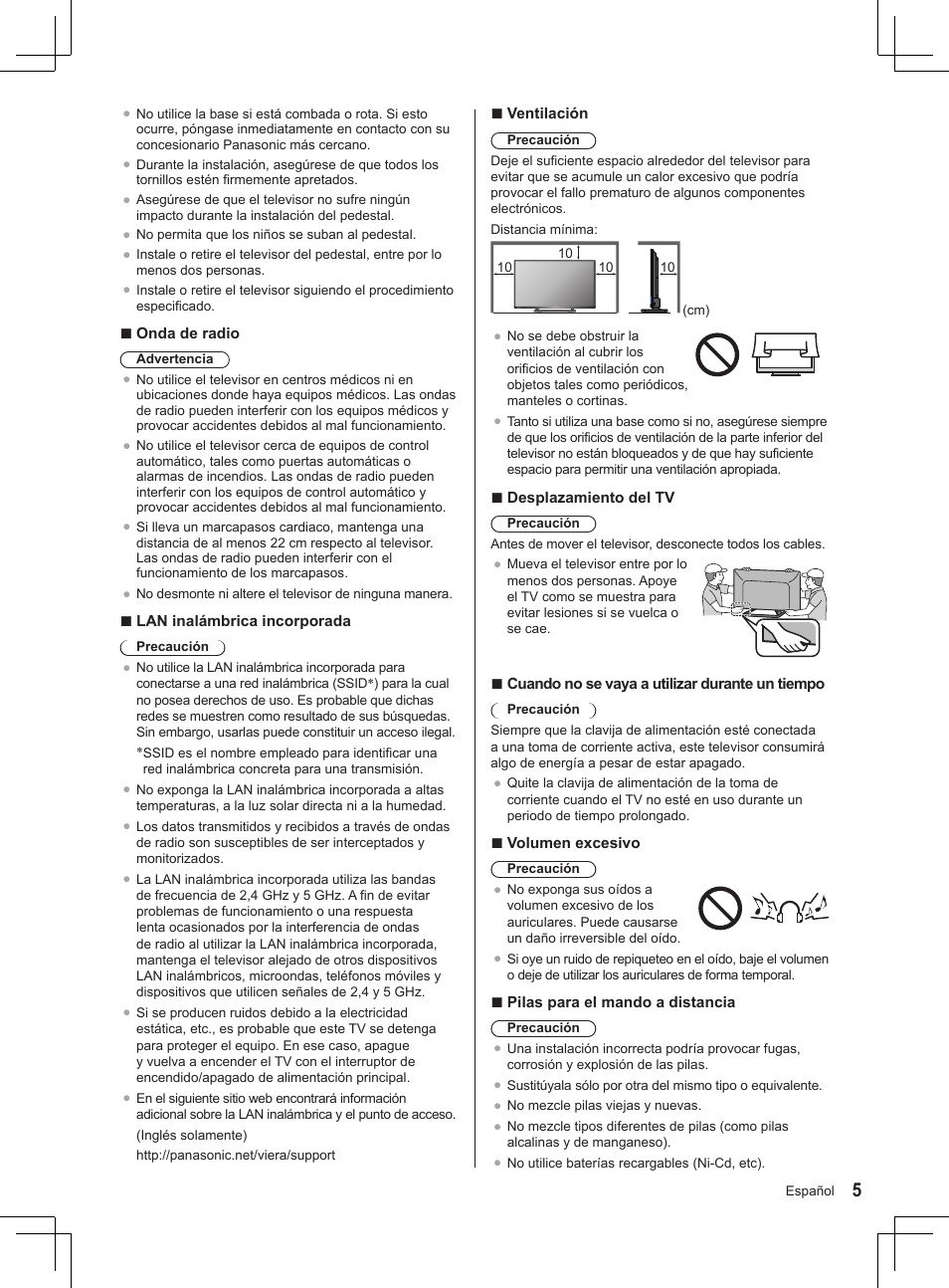Panasonic TX32AS520E User Manual | Page 207 / 224