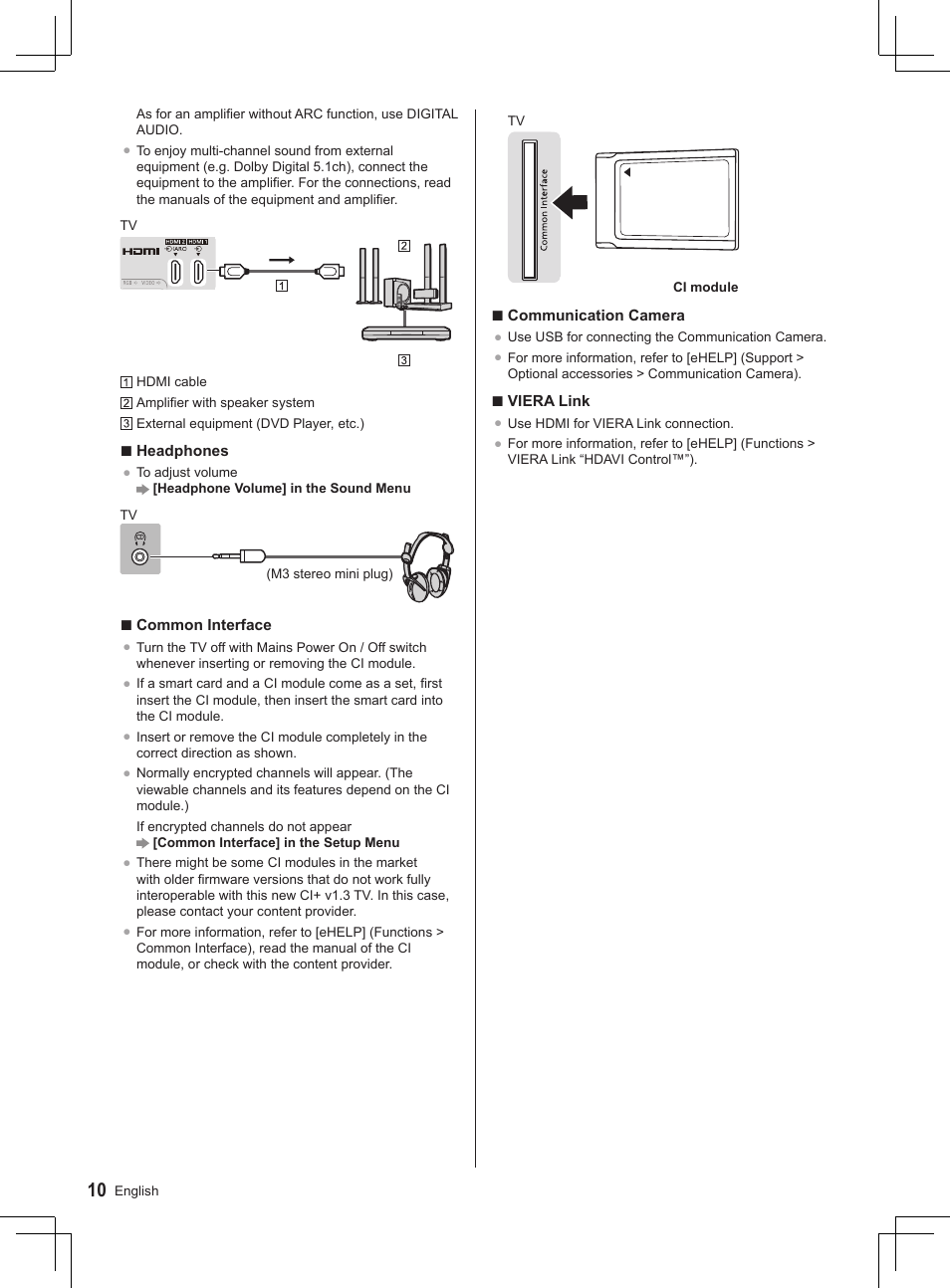 P. 10 ) | Panasonic TX32AS520E User Manual | Page 72 / 224