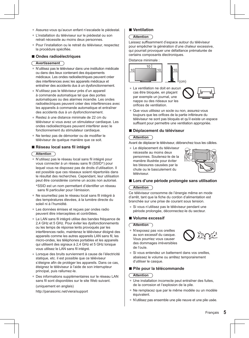 Panasonic TX32AS520E User Manual | Page 87 / 224