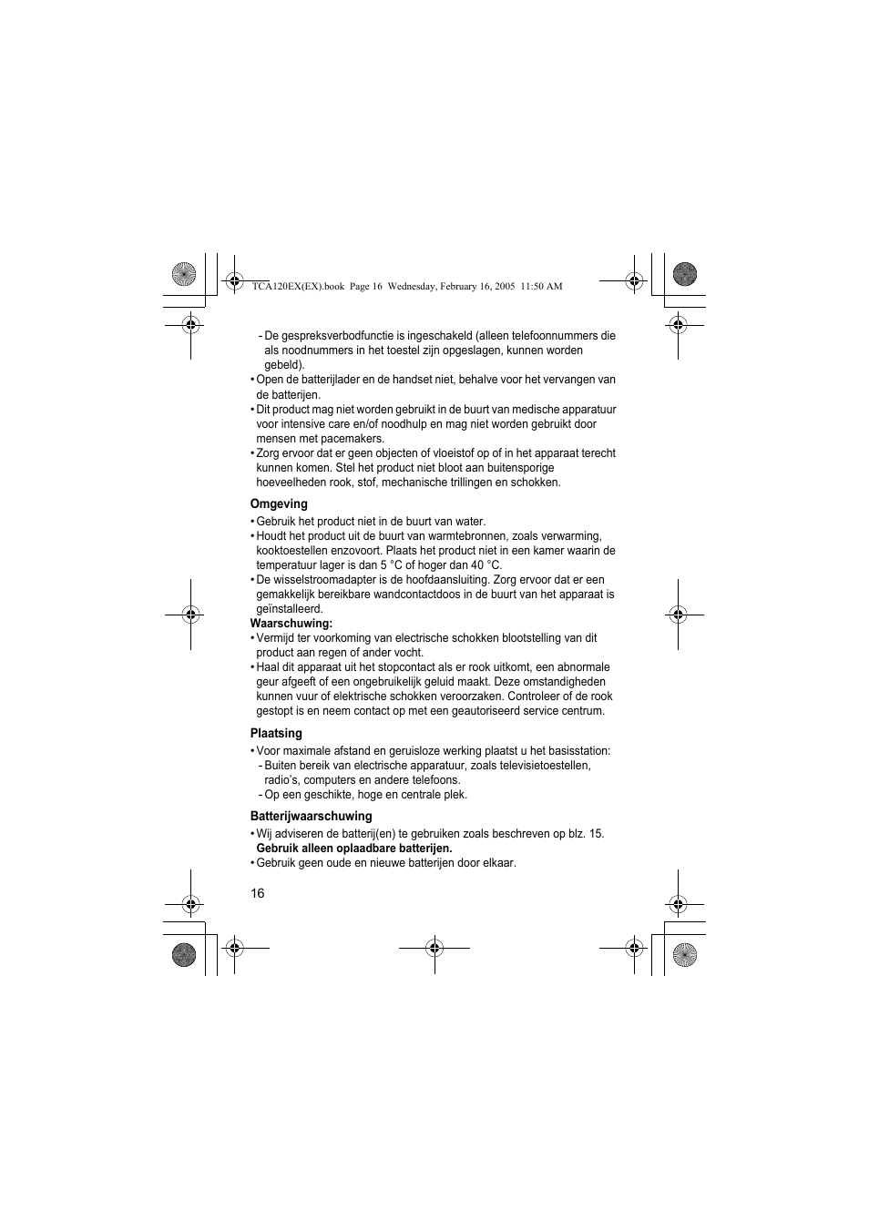 Panasonic KXTCA120EX User Manual | Page 16 / 60