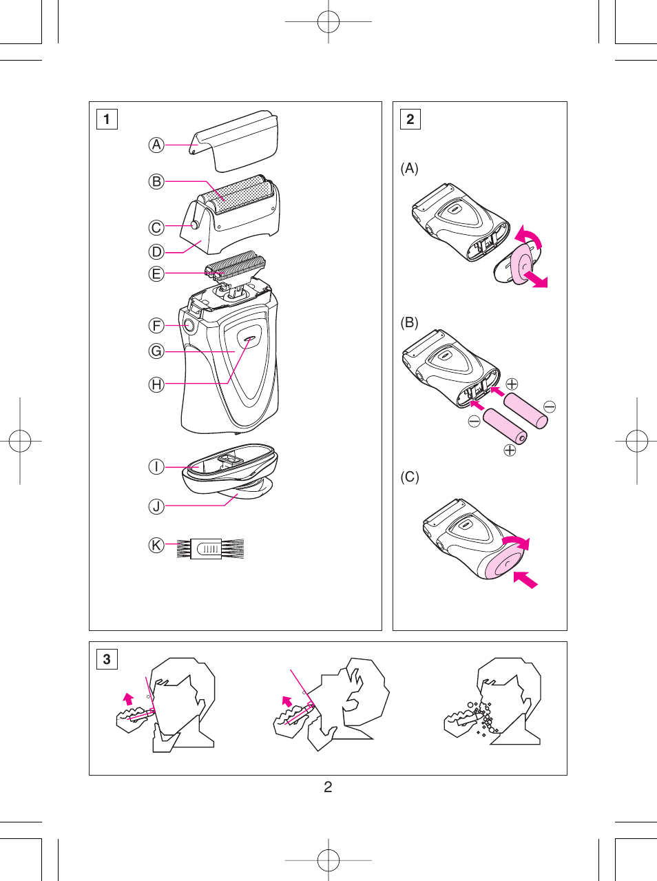 Panasonic ES4815 User Manual | Page 2 / 60