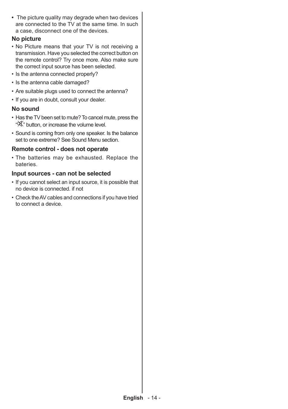 Panasonic TX50A300E User Manual | Page 15 / 72