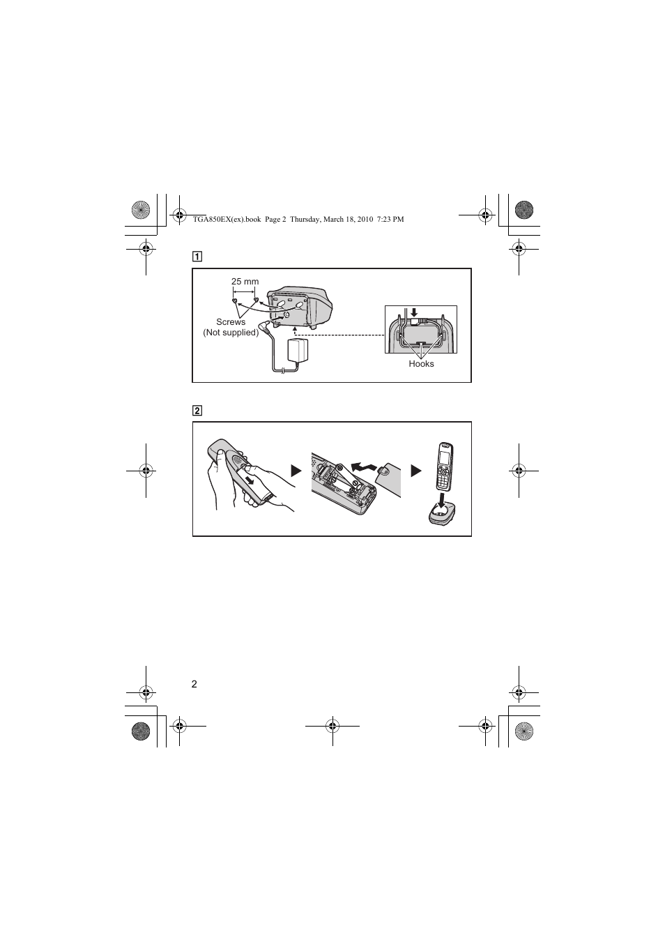 Panasonic KXTGA850EX User Manual | Page 2 / 72