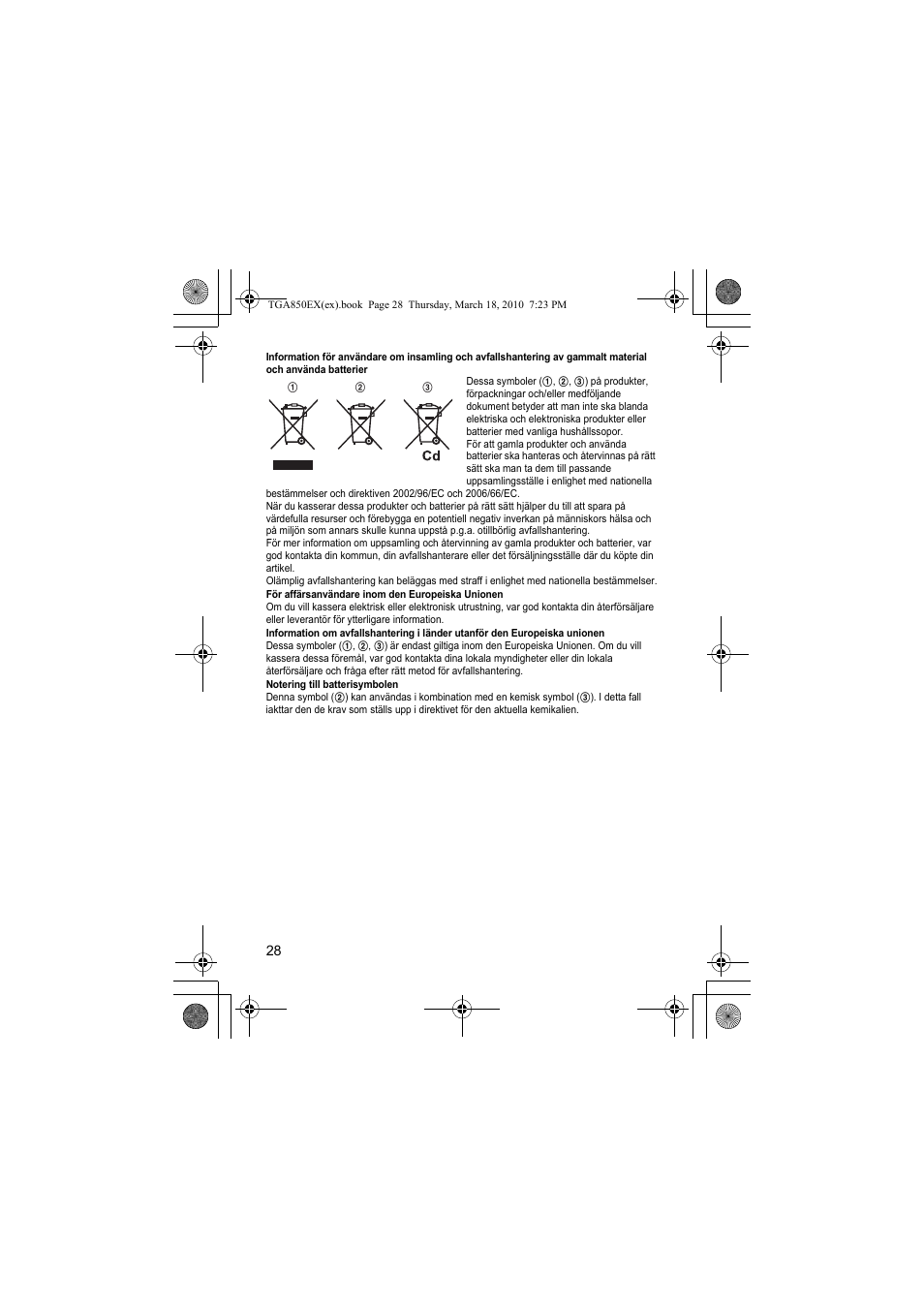 Panasonic KXTGA850EX User Manual | Page 28 / 72