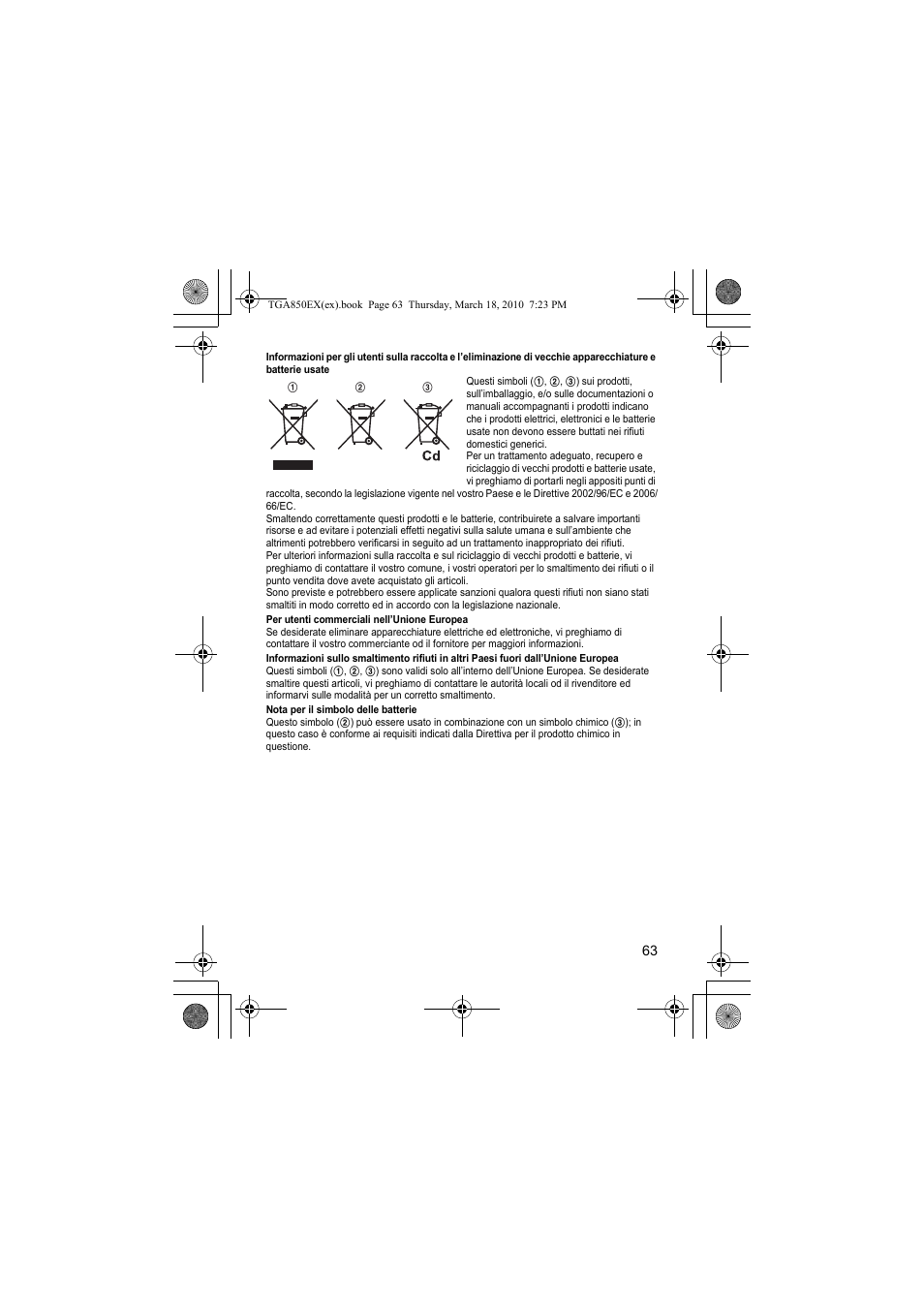 Panasonic KXTGA850EX User Manual | Page 63 / 72