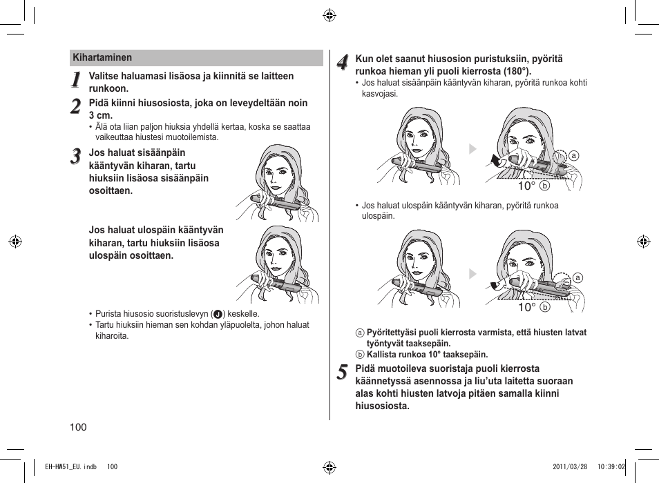 Panasonic EHHW51 User Manual | Page 100 / 162